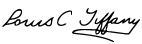 Louis Comfort Tiffany Signature