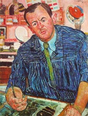 Portrait of George Grosz (1931) by painter Erich Büttner