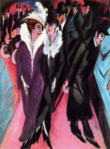 Ernst Ludwig Kirchner's <i>Street, Berlin</i> (1913) captures a claustrophobic sense of isolation and alienation in an apparently 'lively' milieu.