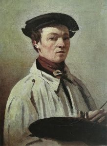 Corot, <i>Self-Portrait with Palette</i> (c. 1835).