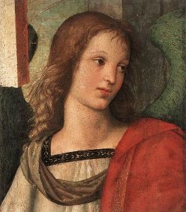 Angel, fragment of the Baronci Altarpiece, (1500), Oil on Panel, Pinacoteca Civica Tosio Martinengo, Brescia, Italy